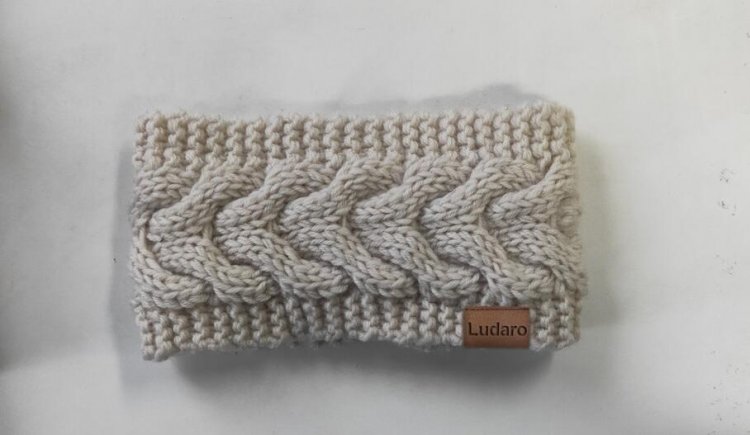 Ludaro Ear Warmer Headband Women Winter Cable Knit Headband - Click Image to Close